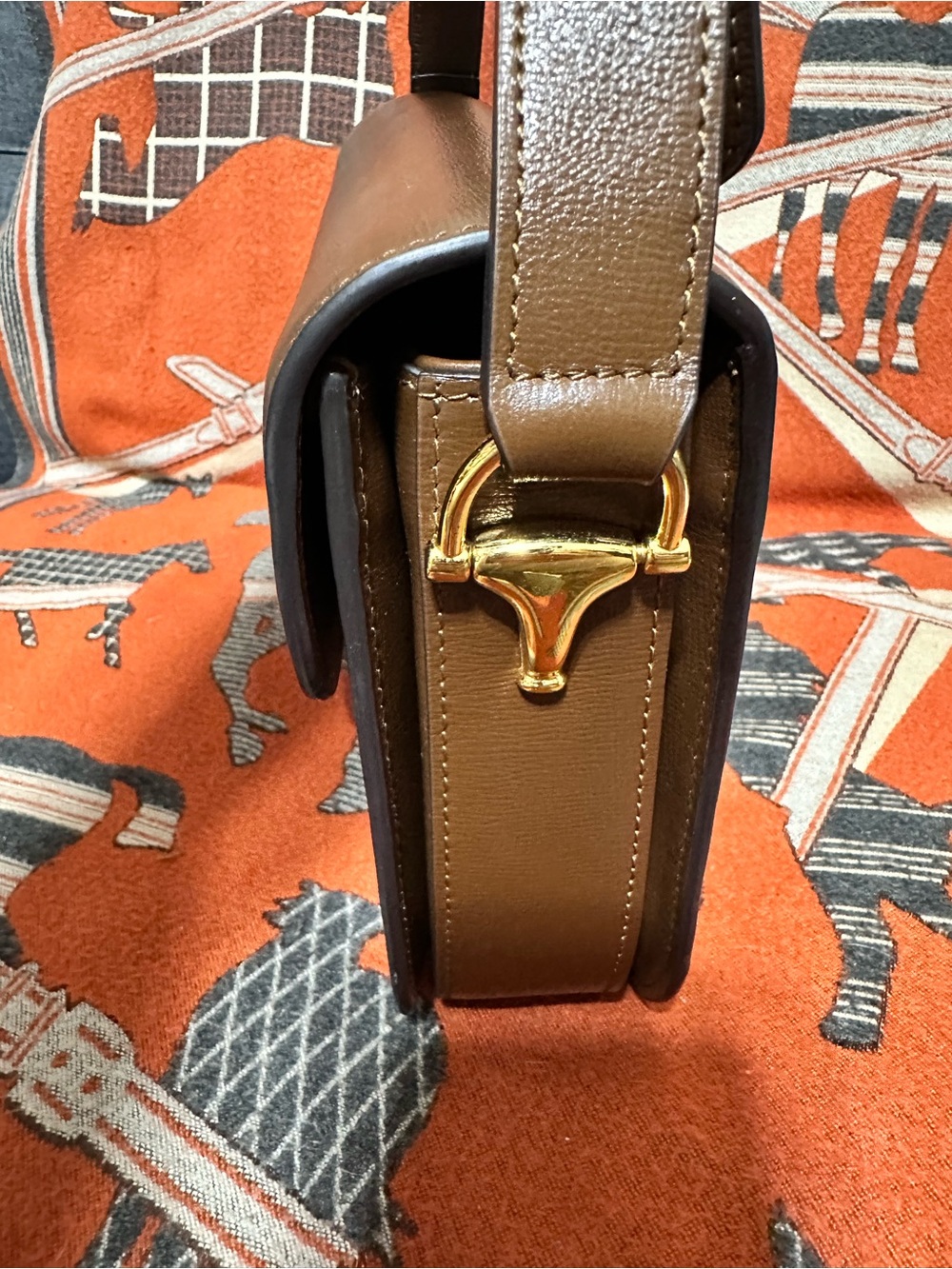GUCCI ❤️🌟HORSEBIT 1955 RICH BROWN  BAG⭐️ - Picture 7 of 15